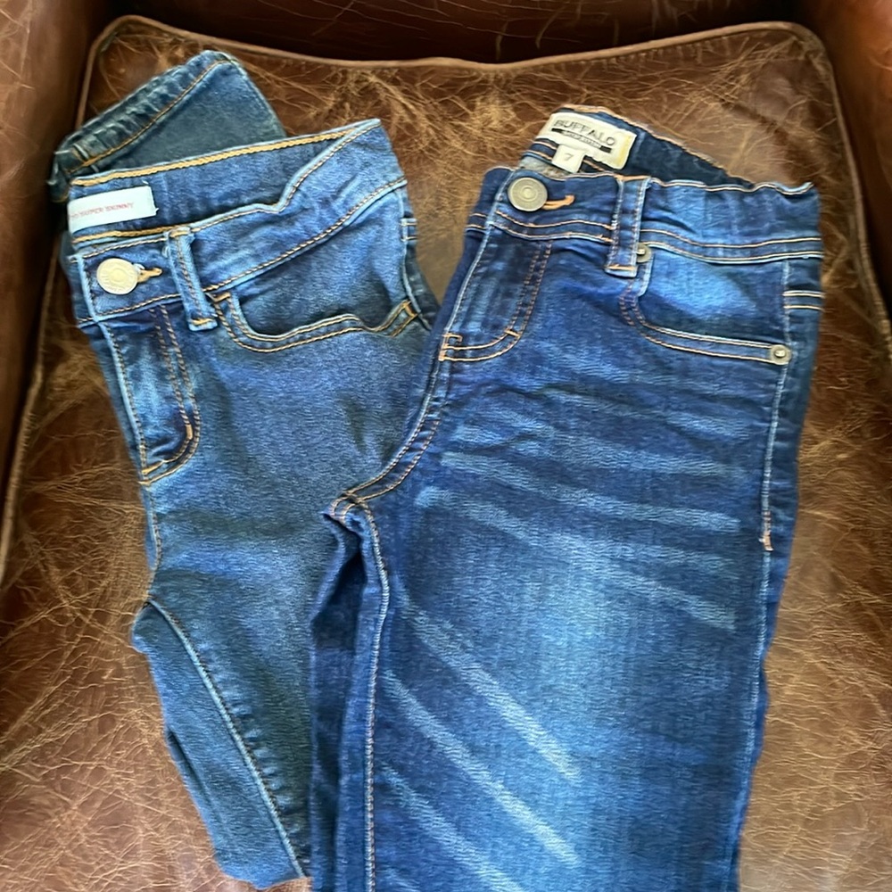 Girls jeans set of two Buffalo and Levi’s